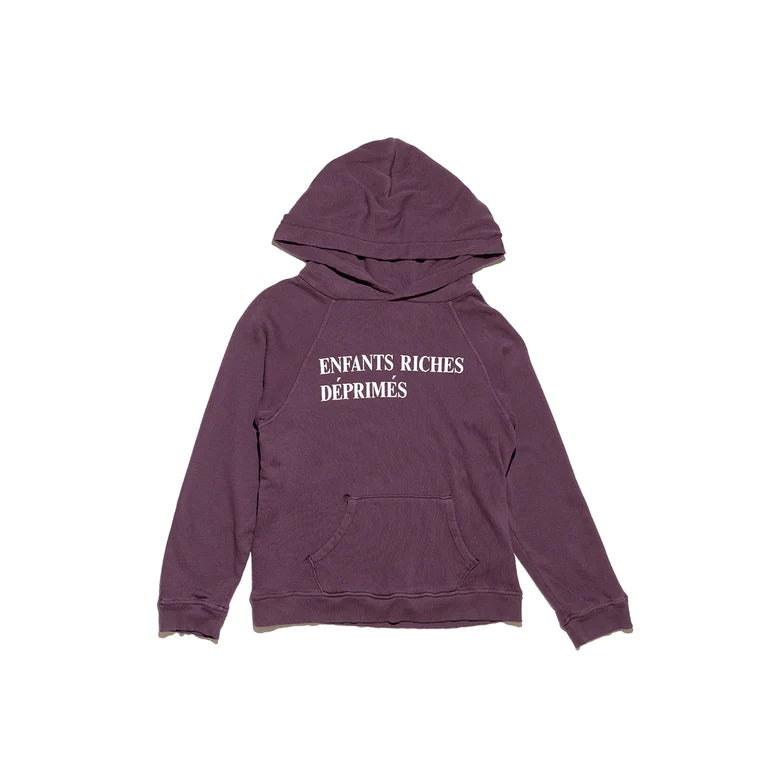 Apple Logo Shrunken Zip Up Hoodie In Velour