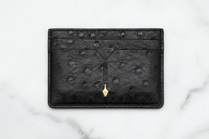 Theodore Card Holder - Ostrich