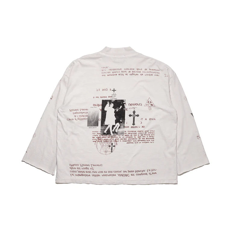 Cherry Mock Neck LS T-Shirt