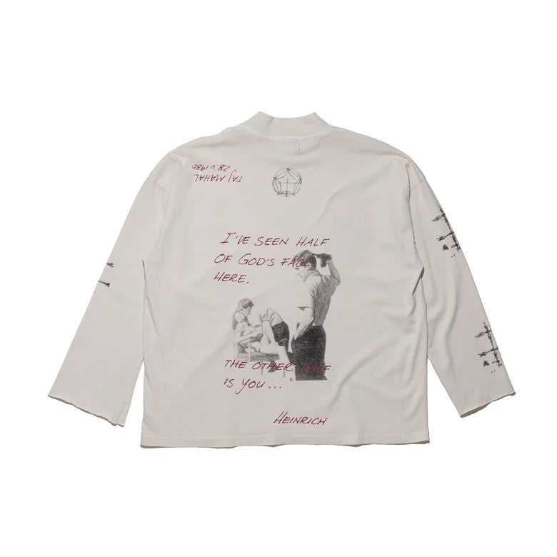 Last Sleep (Of The Virgin) Mock Neck LS T-Shirt