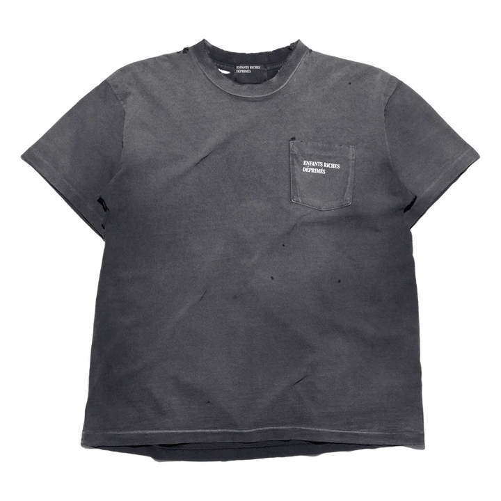 Thrashed Classic Logo Pocket T-Shirt