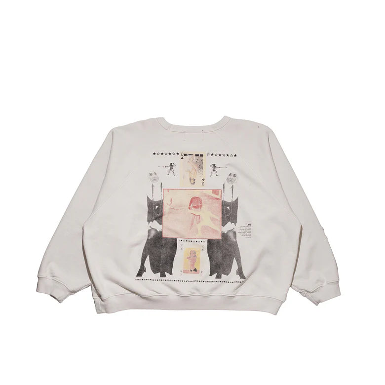 Boy Hurt In Duel Raglan Crewneck