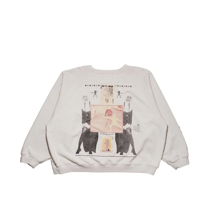 Boy Hurt In Duel Raglan Crewneck