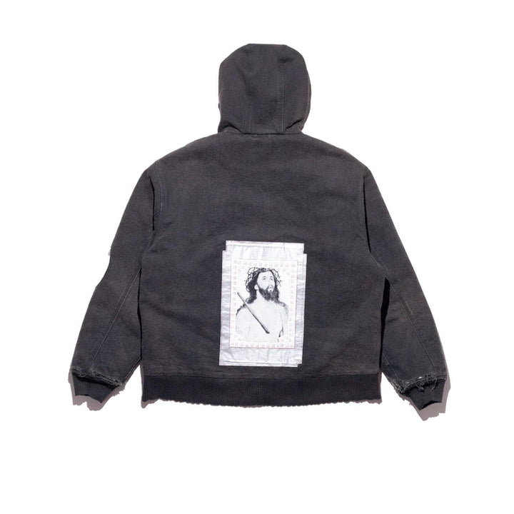 War Started Hooded Work Jacket