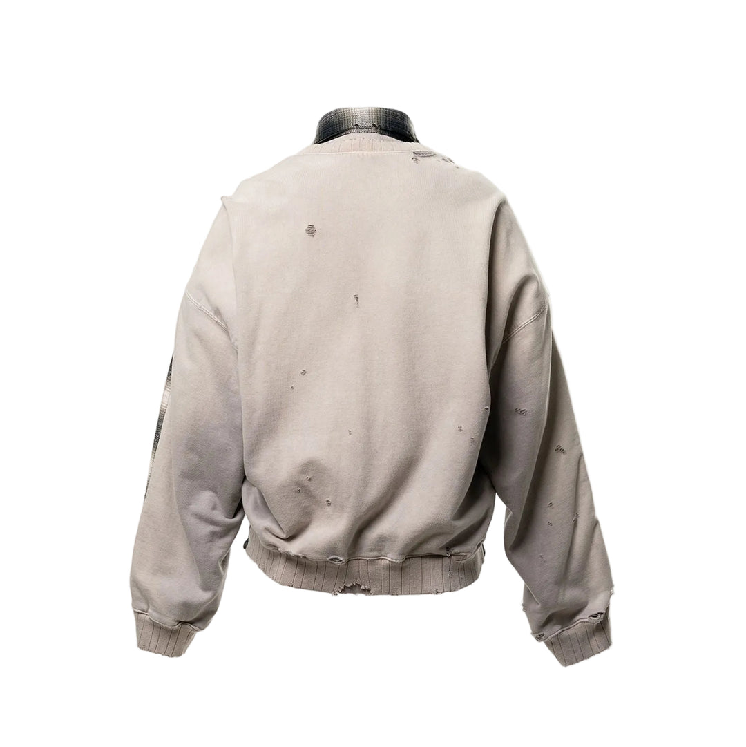 Front Back Combined Check Shirt