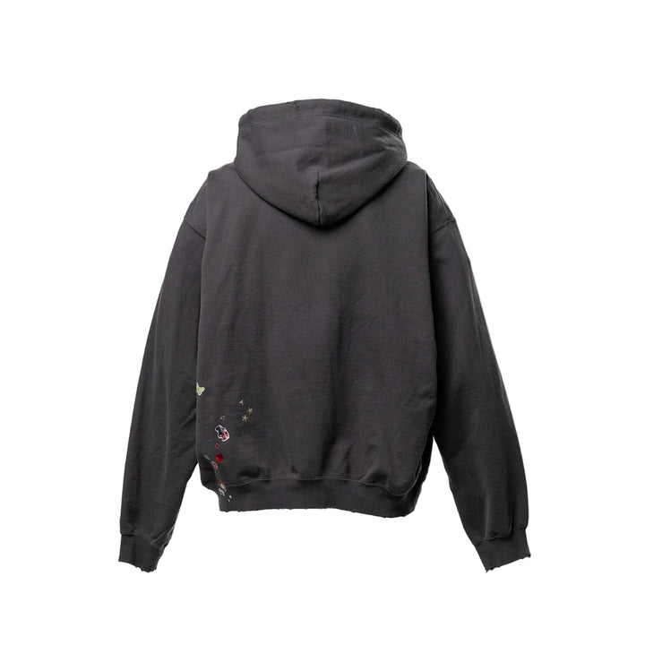 Kids Sticker Printed Hoodie
