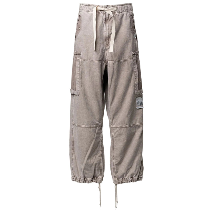 Cotton Satin Cargo Pants