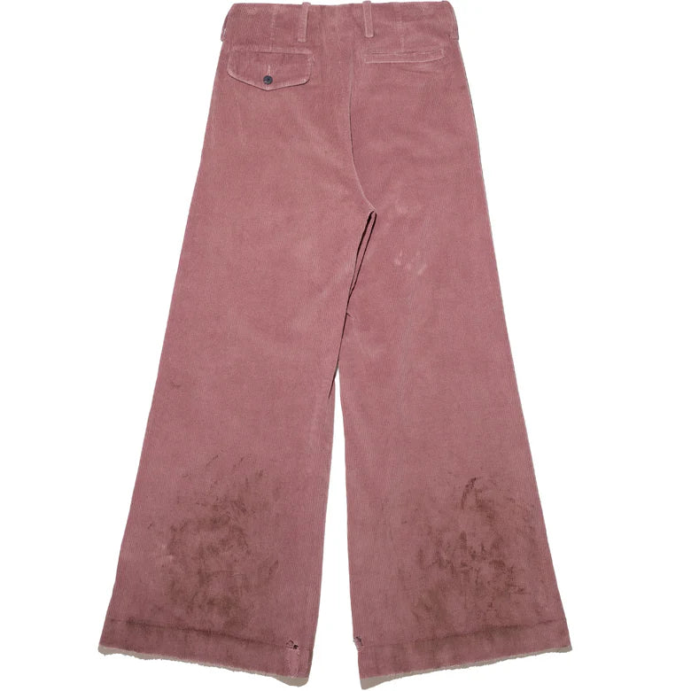 Corduroy Wide Leg Flare Trousers