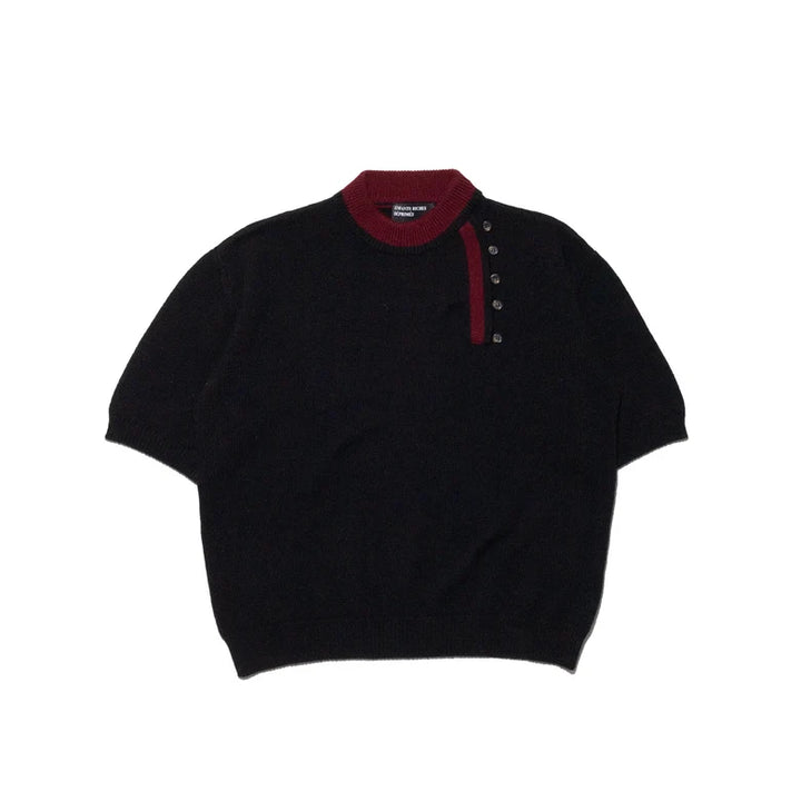 Eddie Placket Short Sleeve Knit