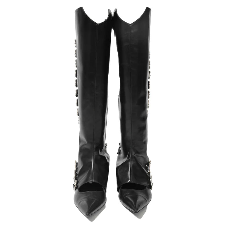 Kitten Heel With Spats