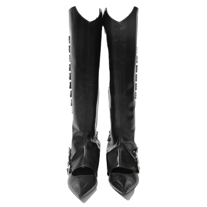 Kitten Heel With Spats