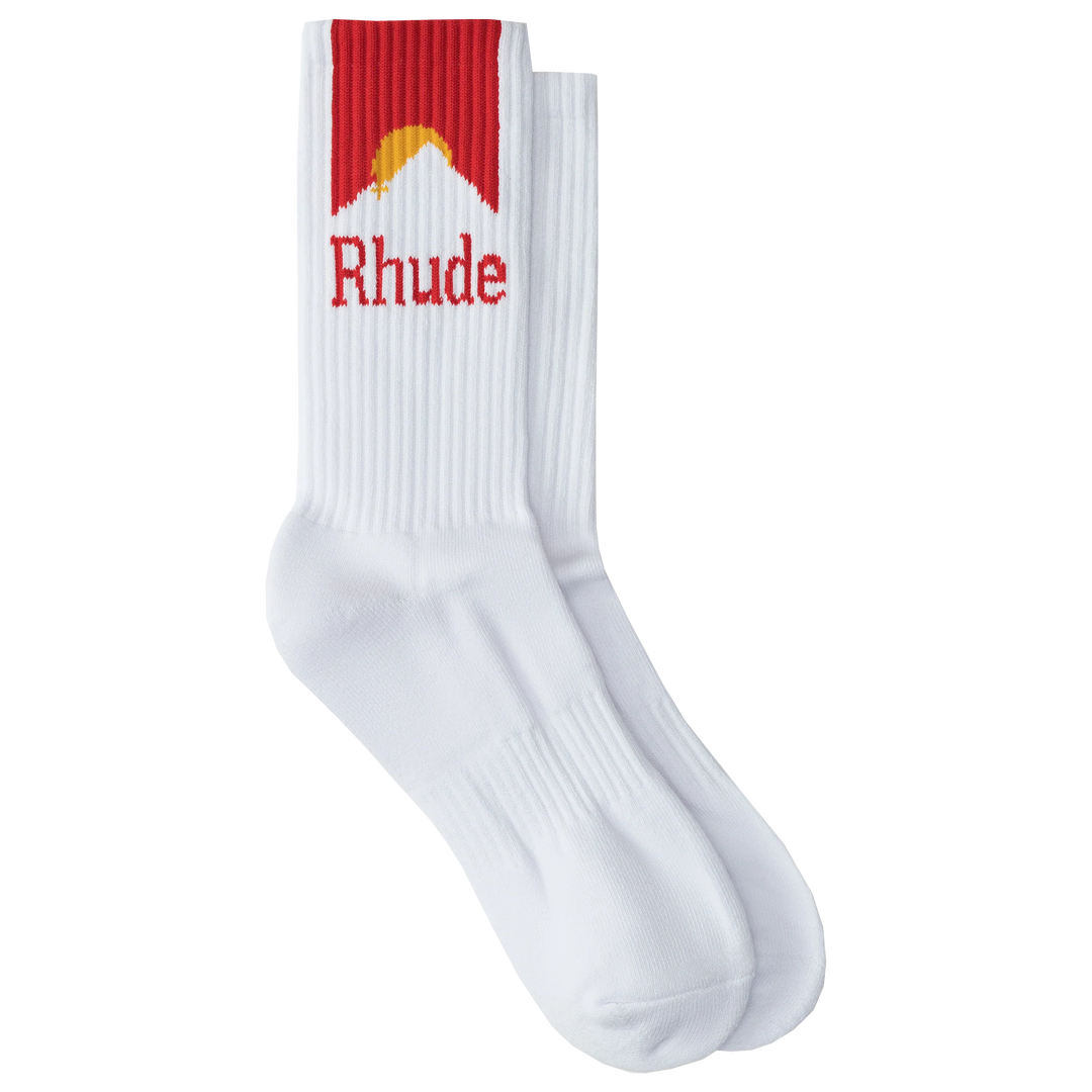 【関税込み】Rhude ホワイト Moonlight ソックス Rhude Moonlight Sock – Patron of the New