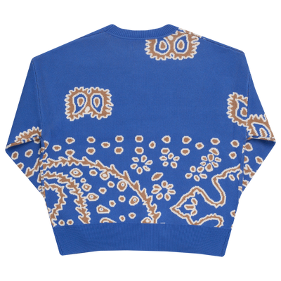 RHUDE BANDANA KNIT CREWNECK