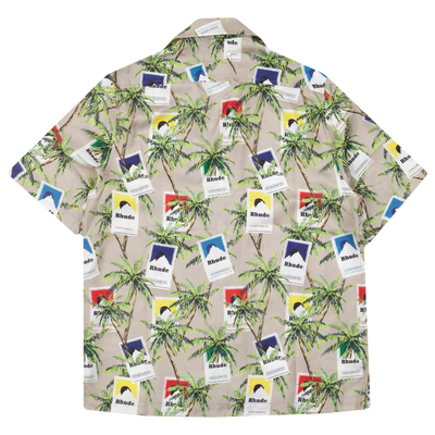 RHUDE CIGARETTE PRINT BUTTON UP
