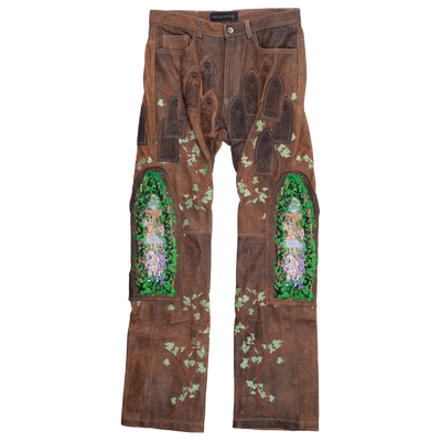 WHO DECIDES WAR GARDEN GLASS PATCHED PANT