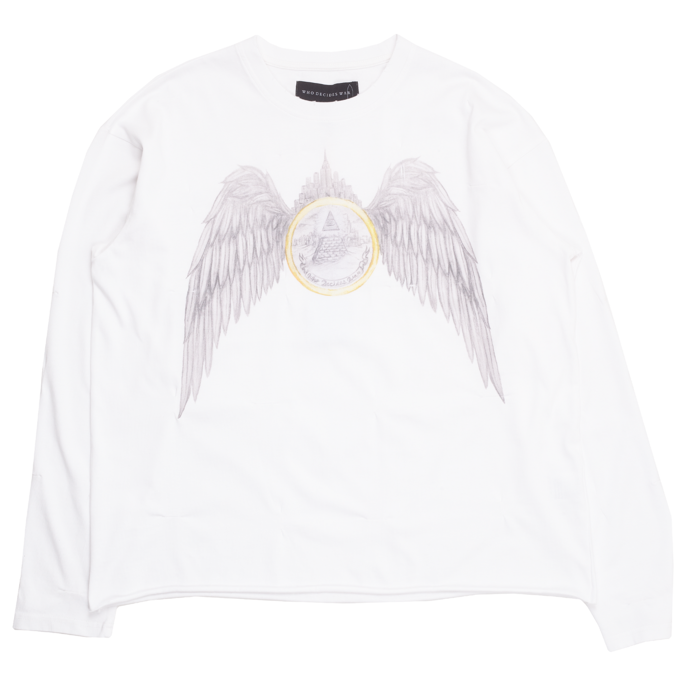 WHO DECIDES WAR WINGED LONG SLEEVE