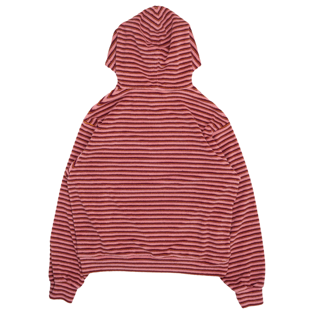 Striped Terry Hoodie