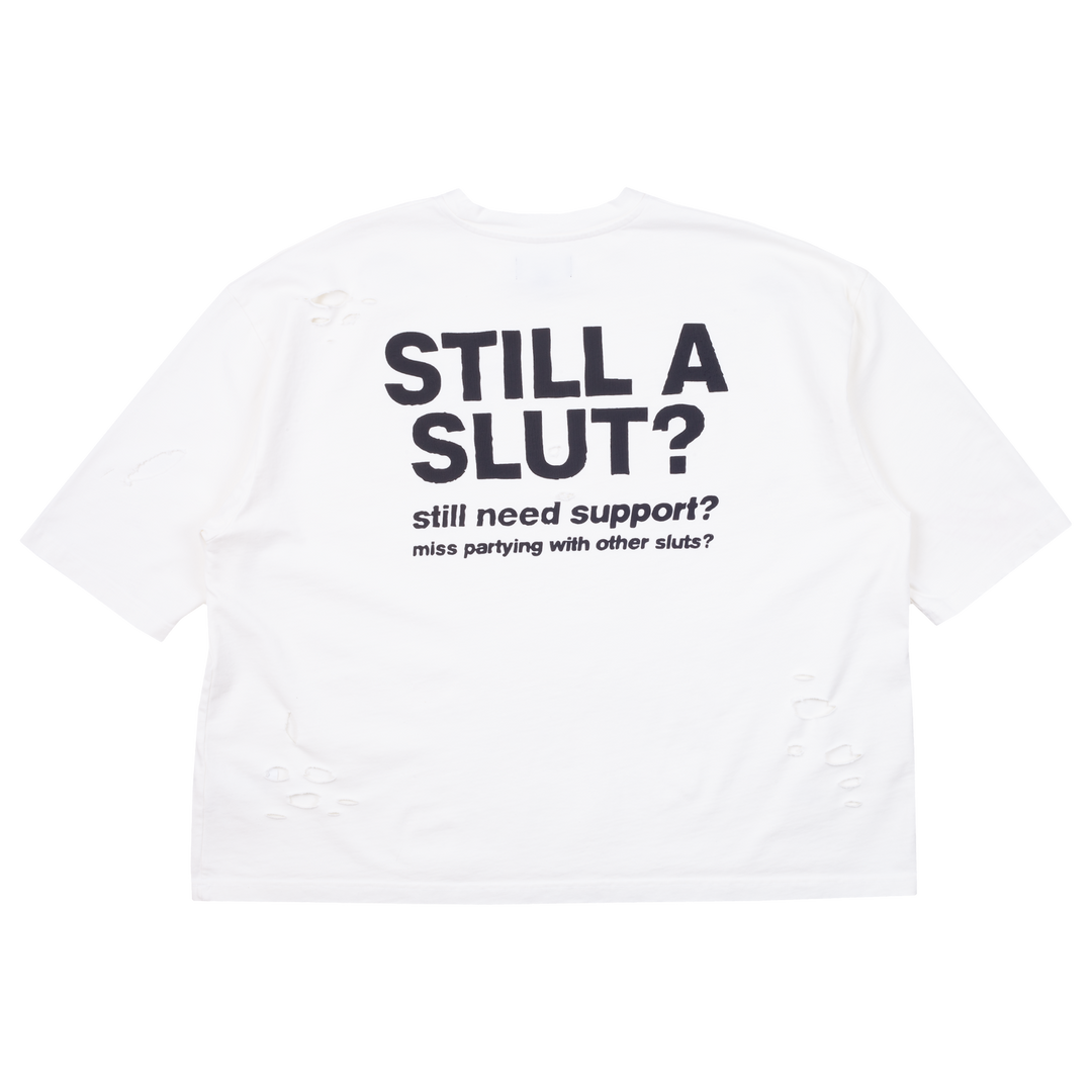 ‘Still a Slut?’ Destroyed Buffalo Tee