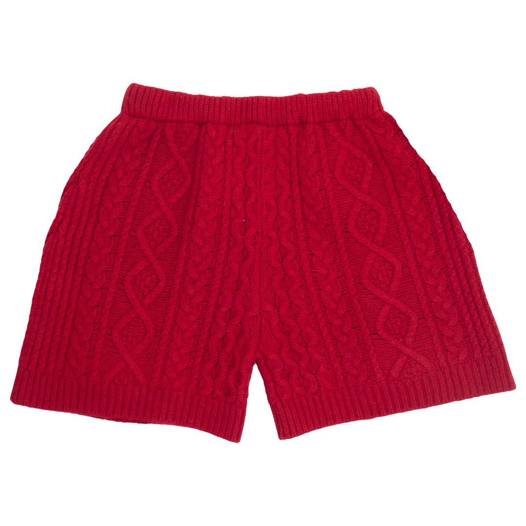 Cable Knit Shorts