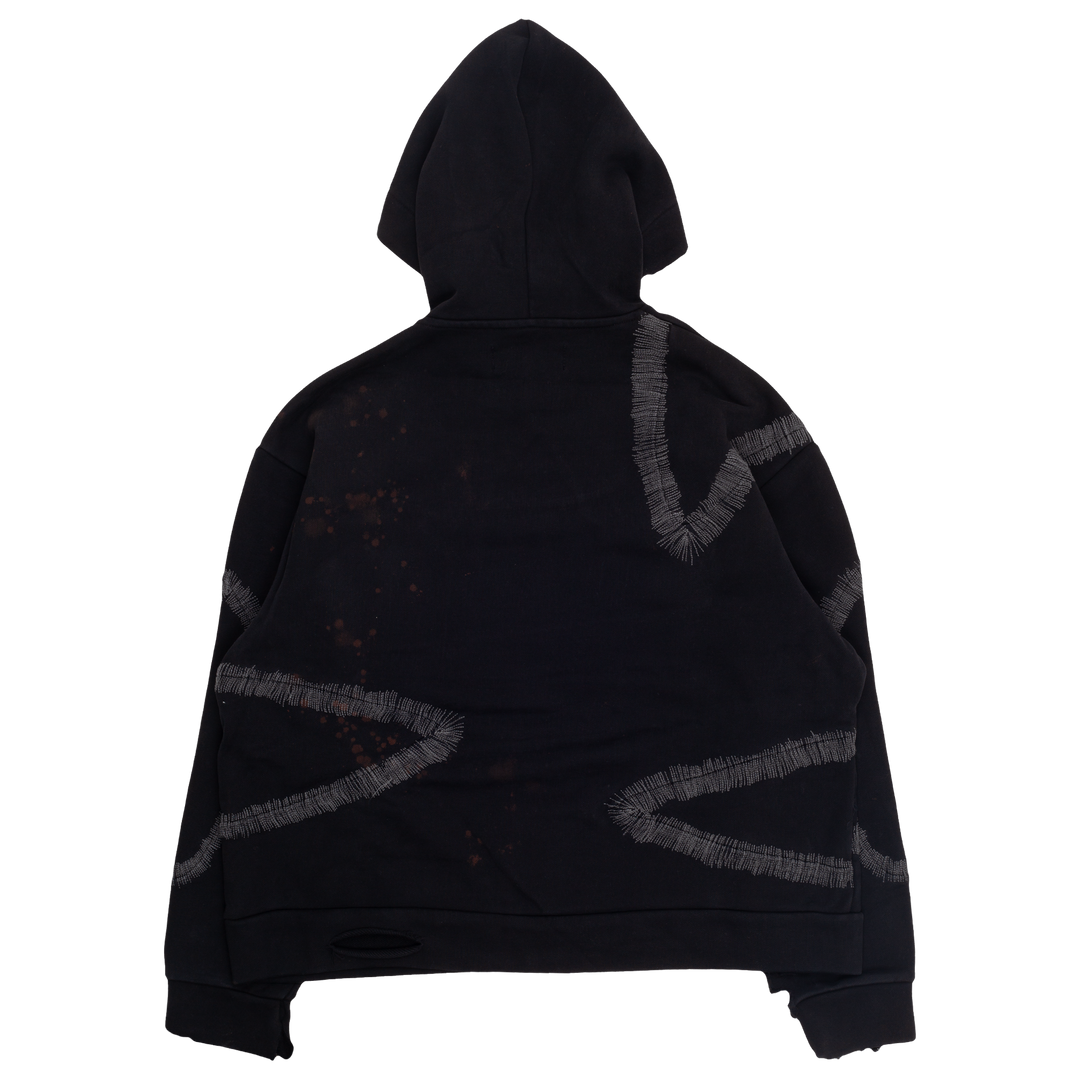 Windowed Hooded Pullover