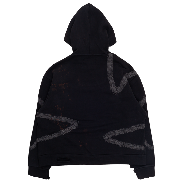 Windowed Hooded Pullover