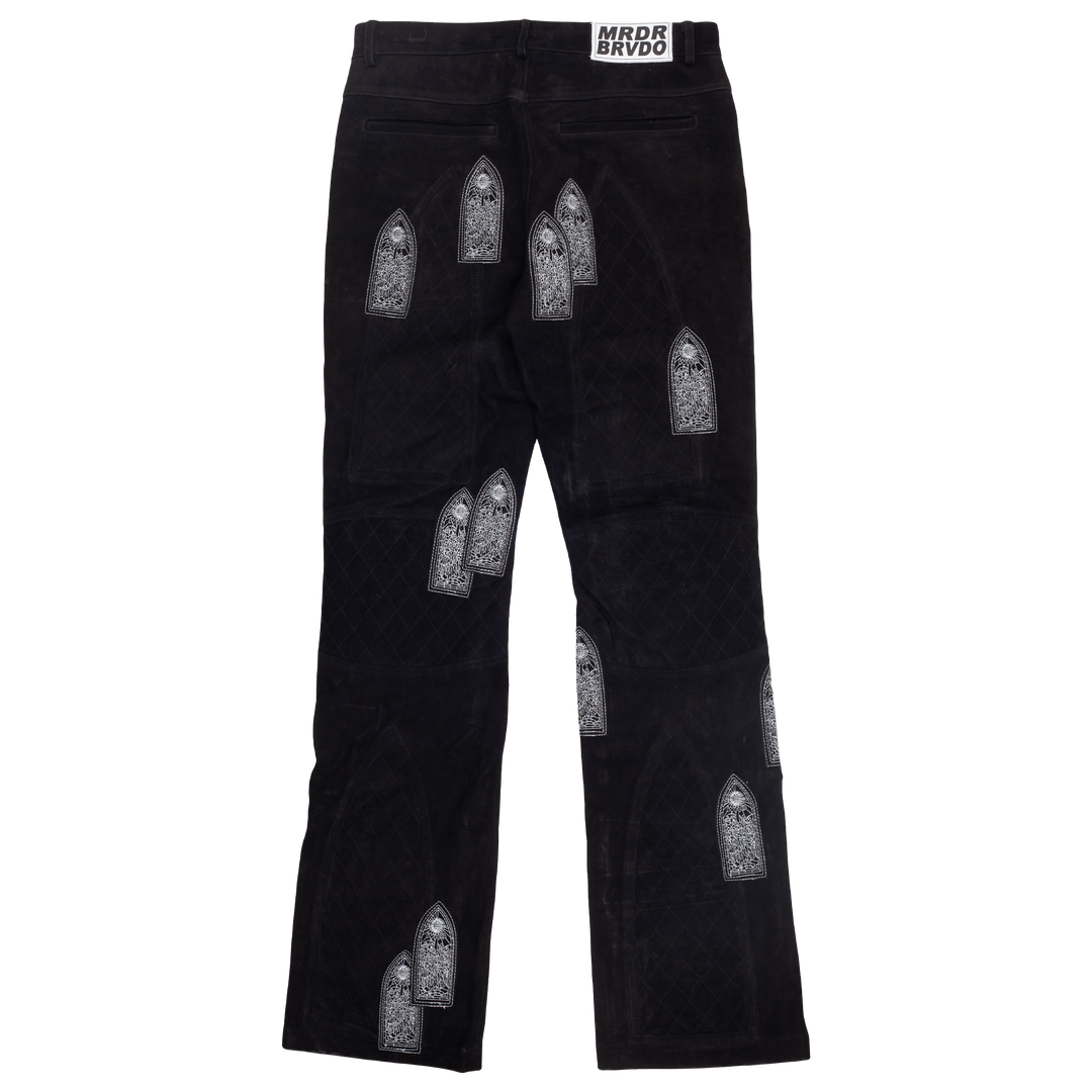 WDW Suede Moto Trousers