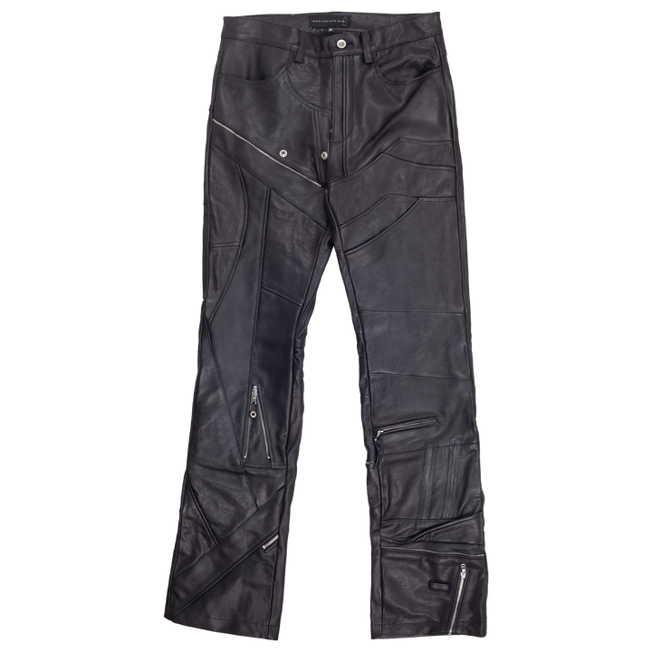 Fragmented Leather Trouser