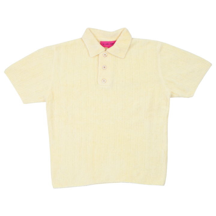 Chenille Rib Short-Sleeved Polo