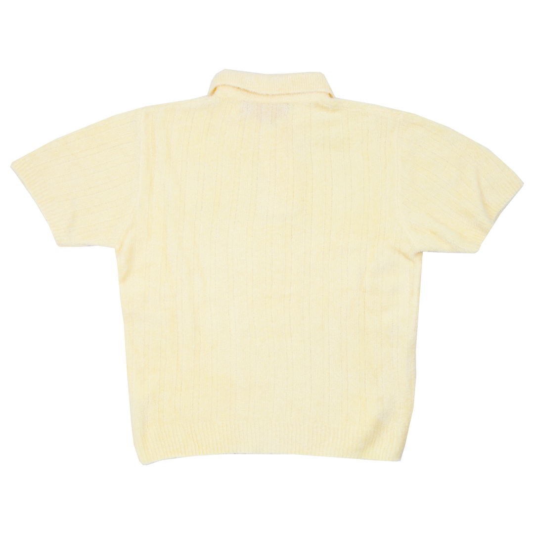 Chenille Rib Short-Sleeved Polo