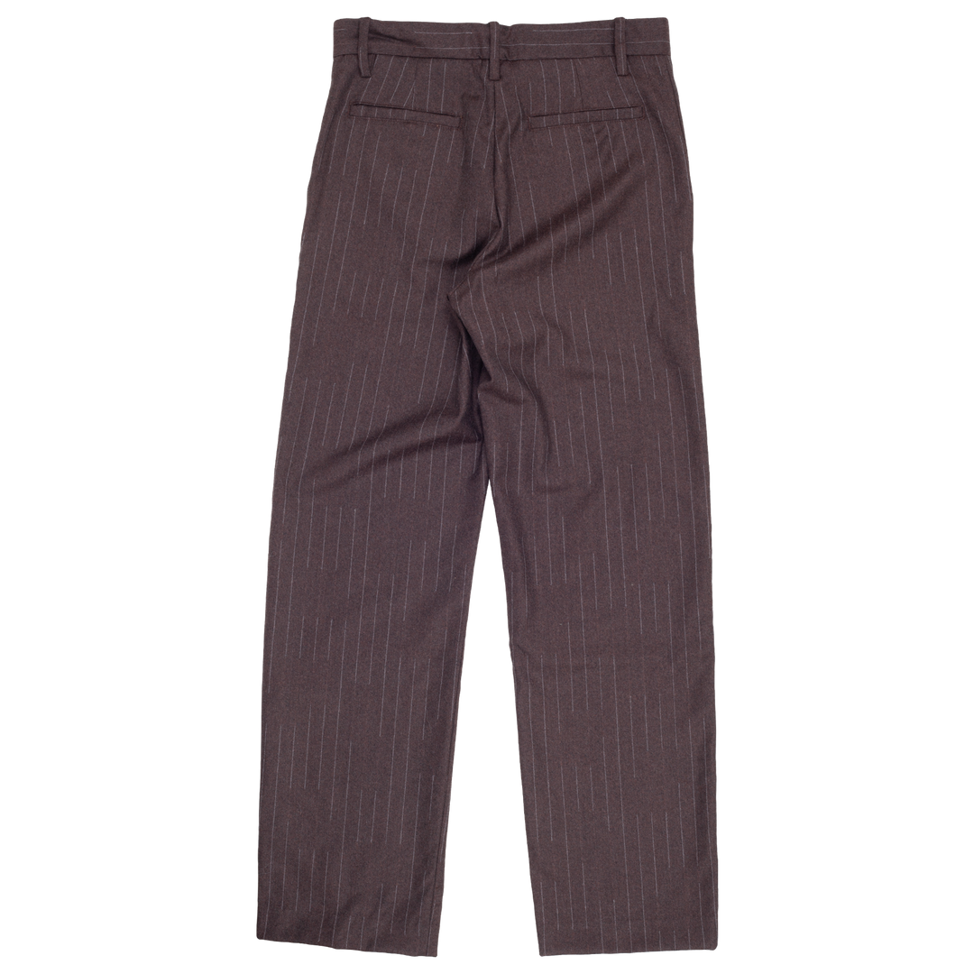 Chalkstripe Flat Front Trouser