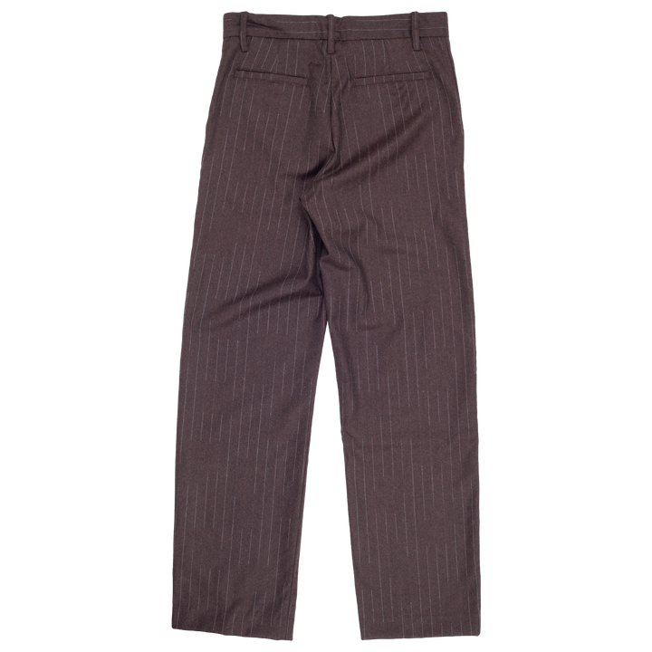 Chalkstripe Flat Front Trouser