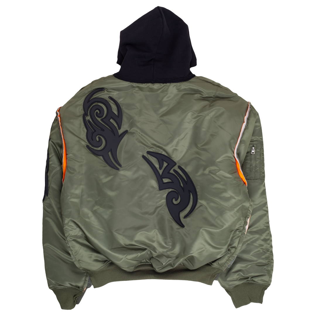 Tribal Reworked Bomber Jacket