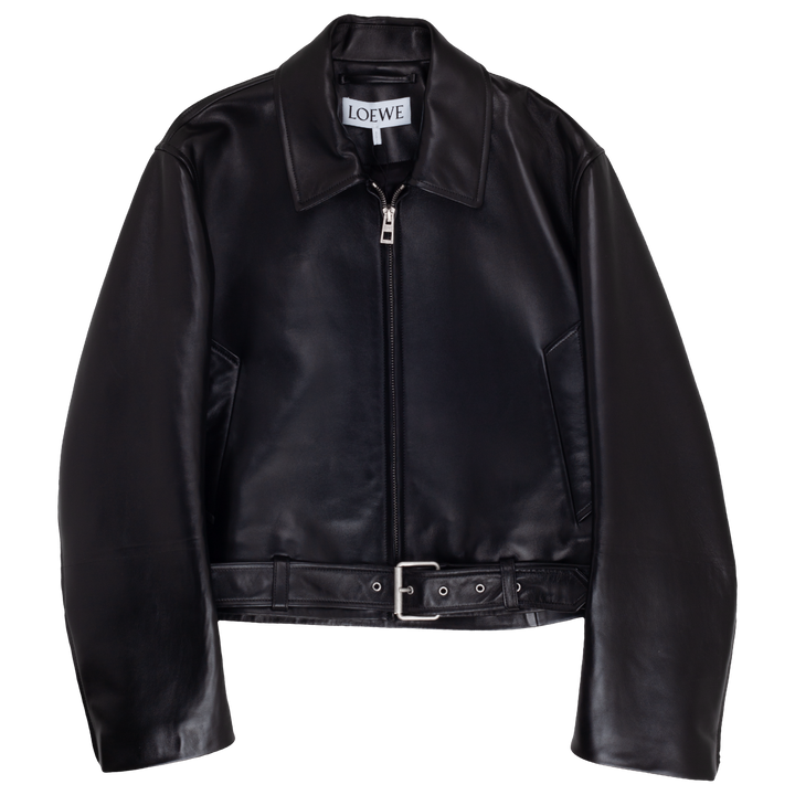 Biker Jacket in Nappa Lambskin