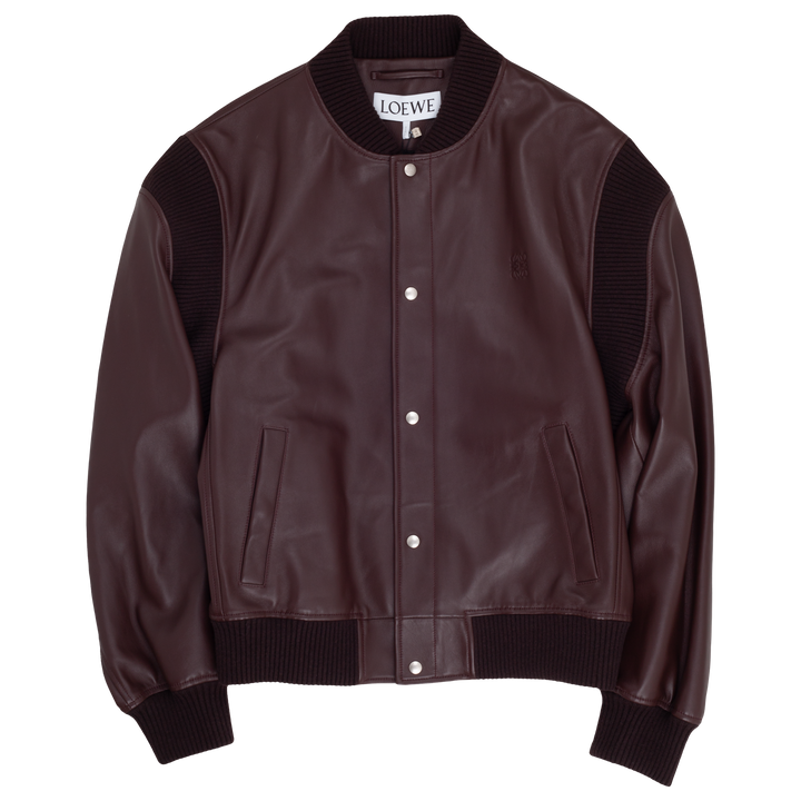 Bomber Jacket in Nappa Lambskin