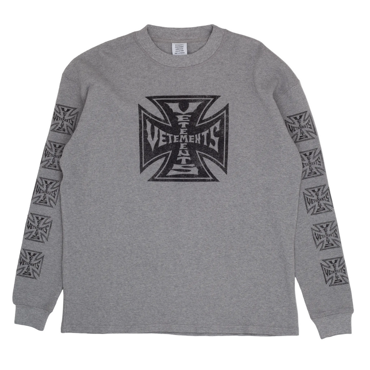 Biker Cross Waffle Longsleeve