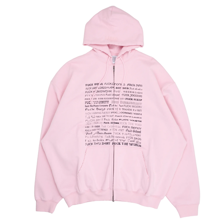 Fuck Everything Zip-Up Hoodie
