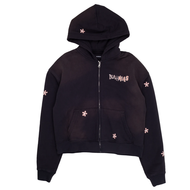 Flower Groms Zip Up Hoodie