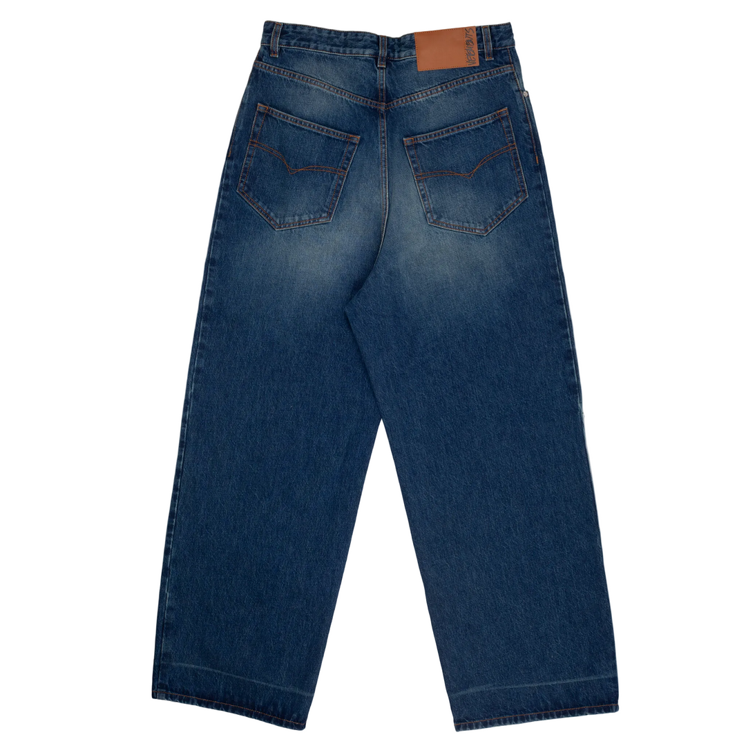 Washed Baggy Jeans