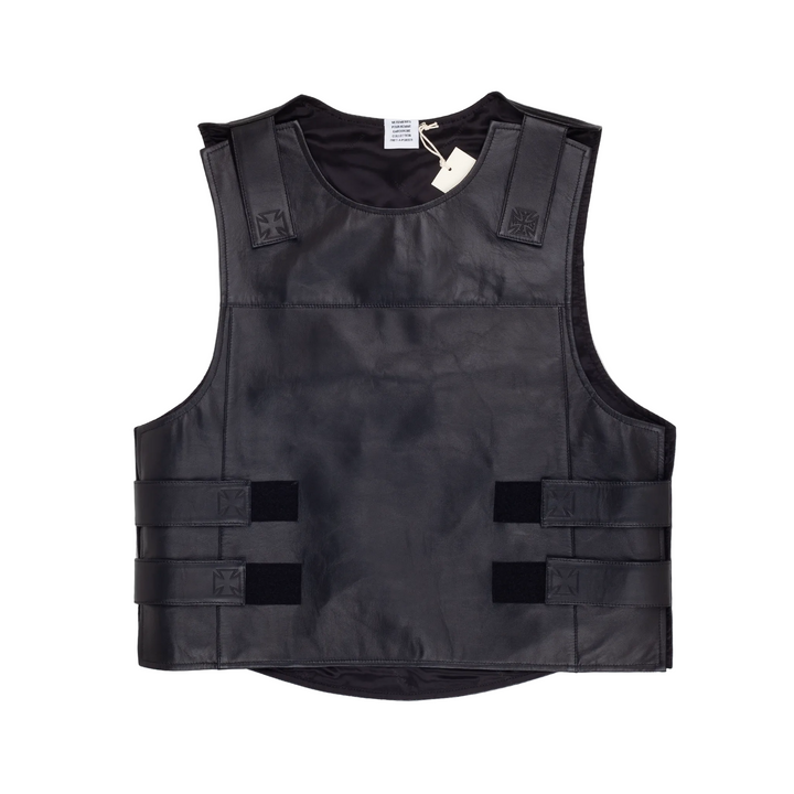 Leather Velcro Vest