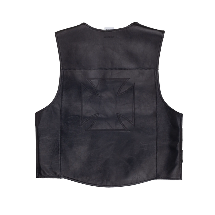 Leather Velcro Vest