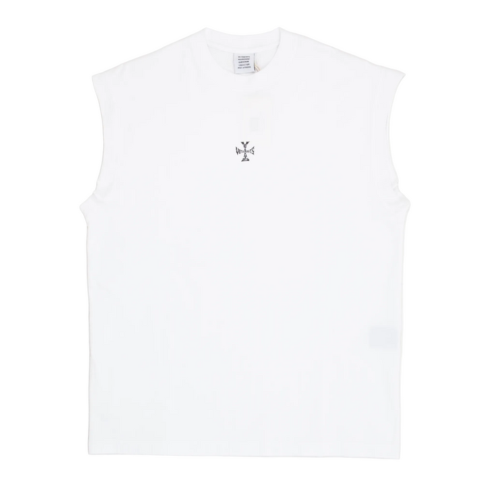 Cross Logo Sleeveless T-Shirt