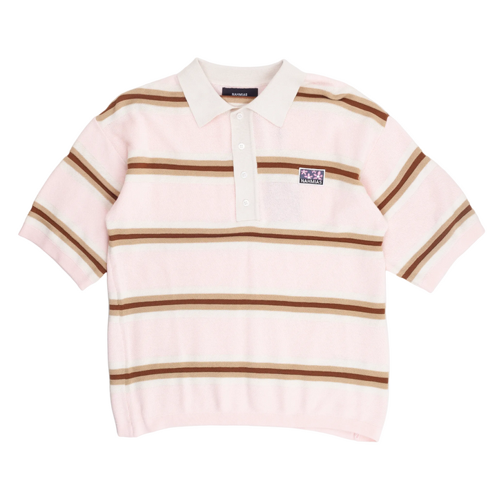Knit Striped Polo