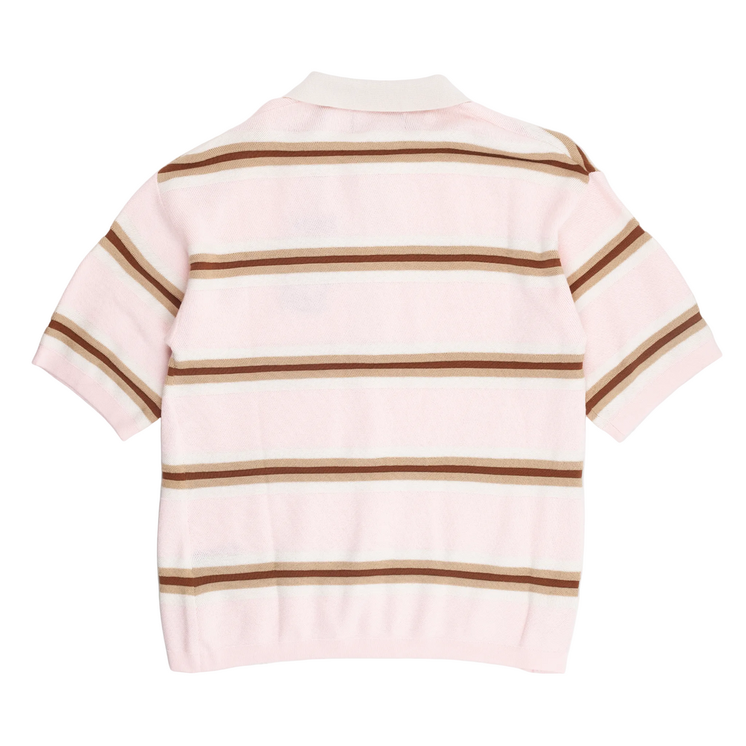 Knit Striped Polo