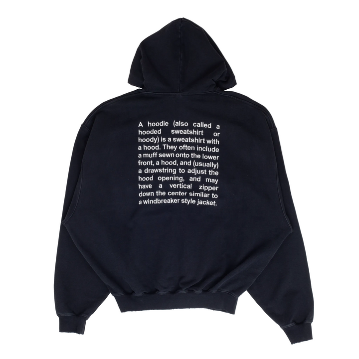 Embroidered Definition Zip-Up Hoodie