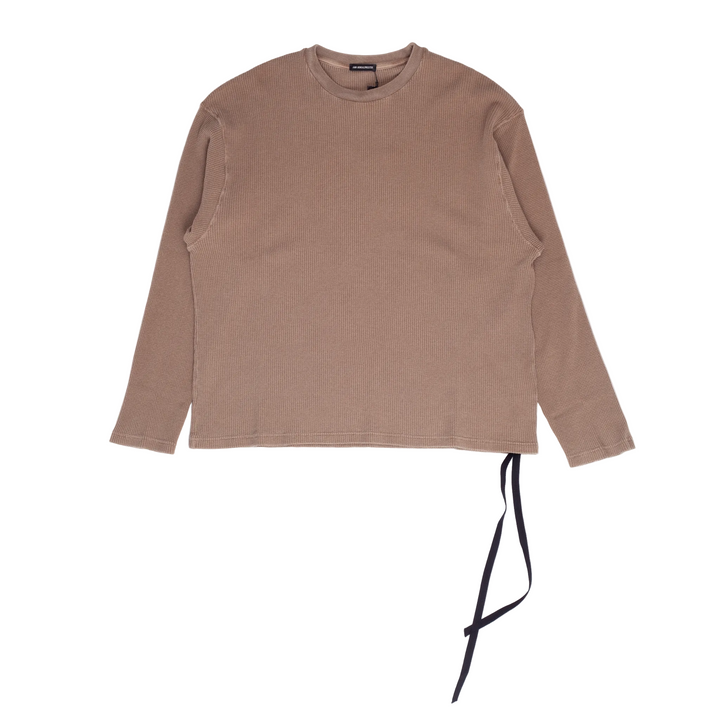 Emil Relax Fit Boxy T-Shirt with "The Velvet Evening" Print Délavé Waffle Jersey