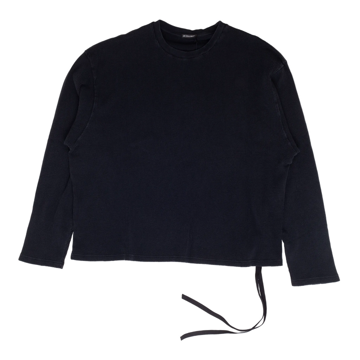Emil Relax Fit Boxy T-Shirt with "The Velvet Evening" Print Délavé Waffle Jersey