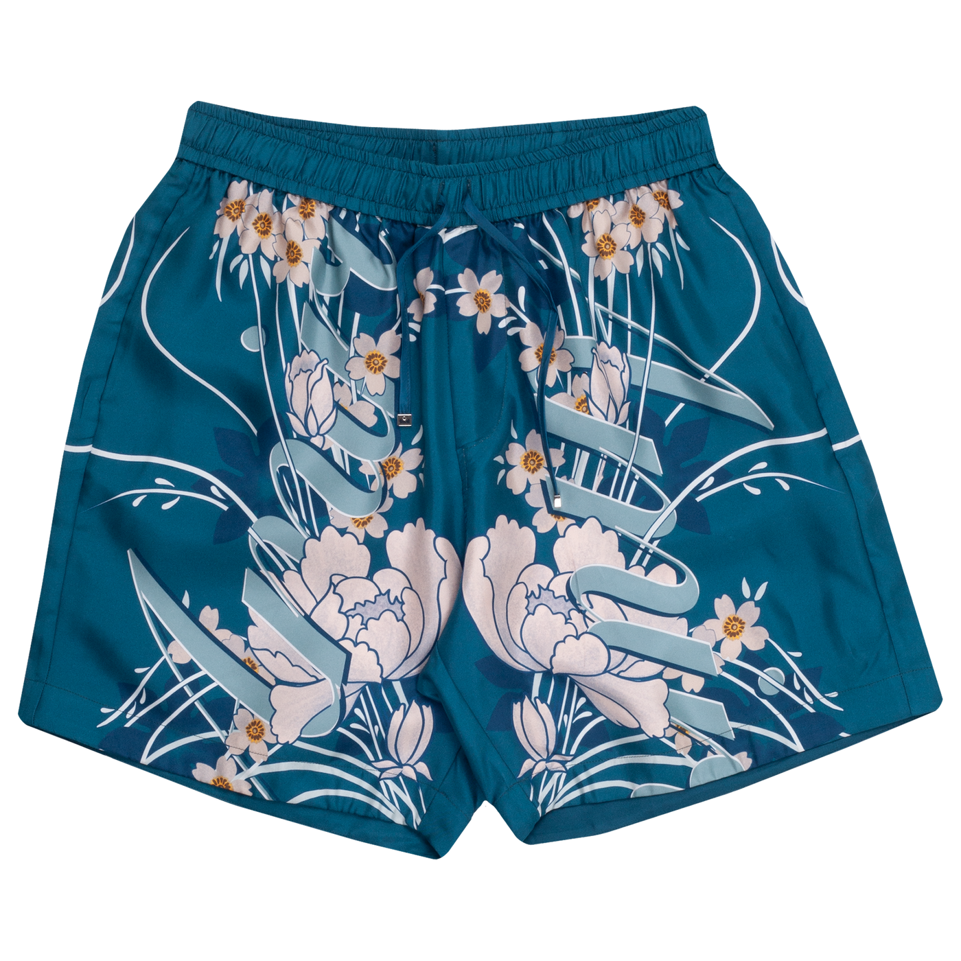 AMIRI FLORAL DRAWSTRING SHORT
