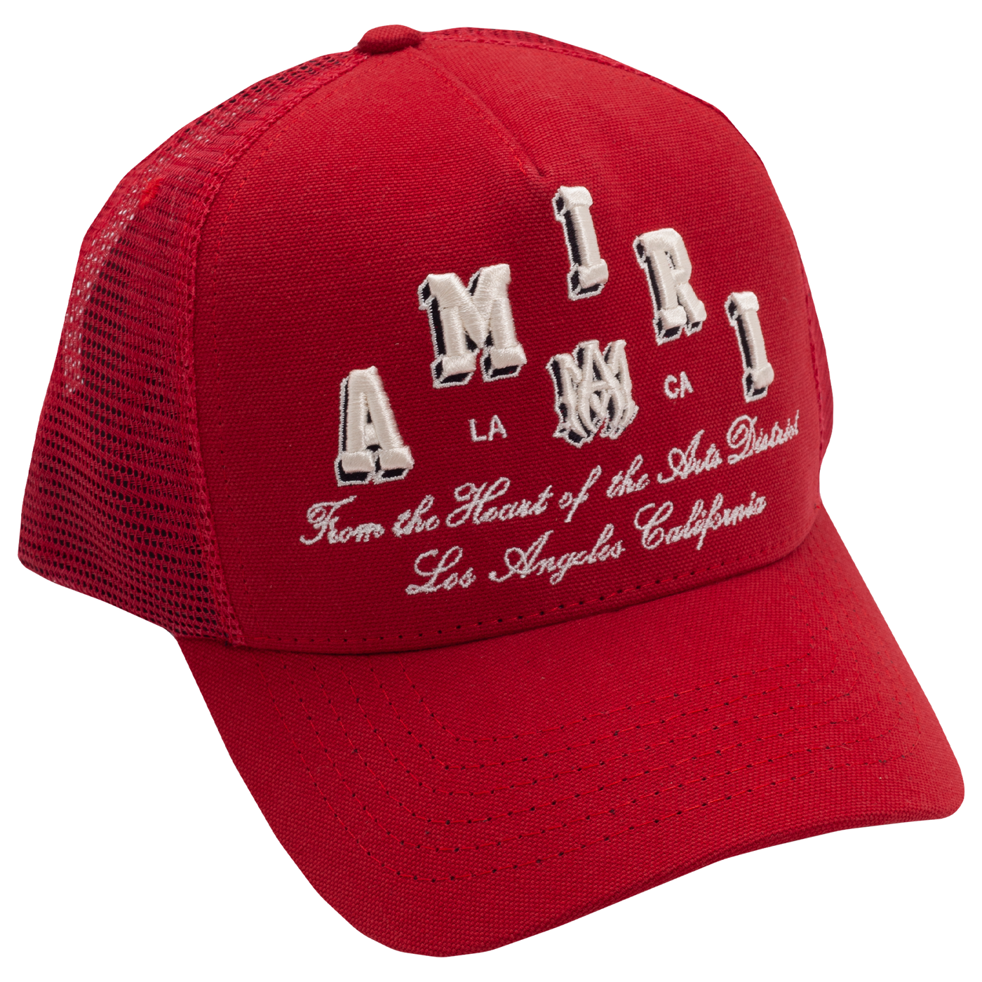 AMIRI VARSITY TRUCKER HAT