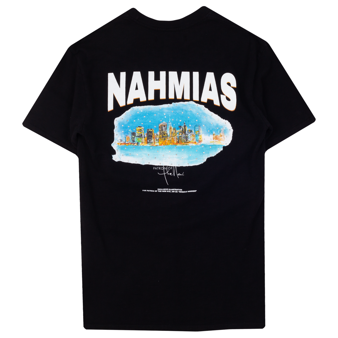NAHMIAS / POTN SKYLINE CRYSTAL T-SHIRT