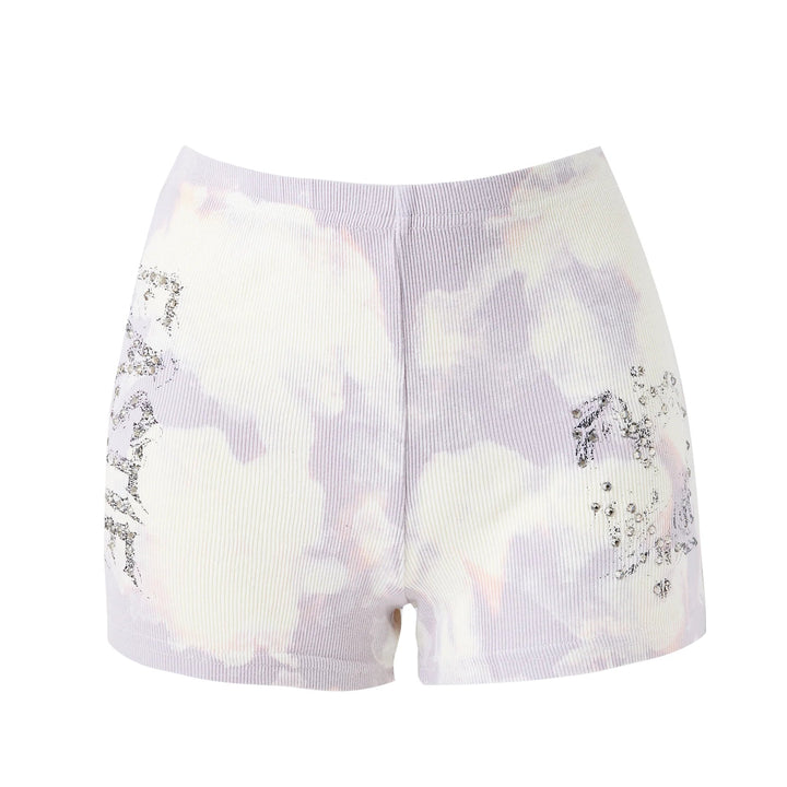 Eastie x POTN Rhinestone Souvenir Shorts